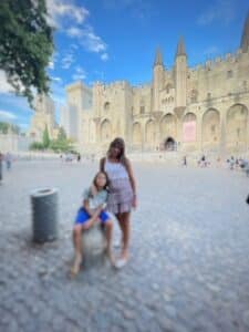 Palais des Papes Avignone con i bambini