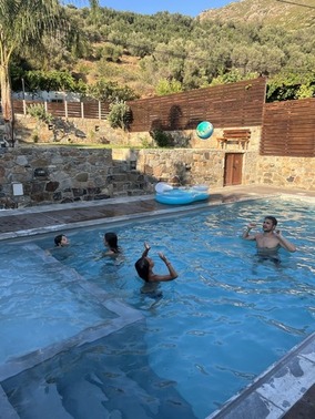 villa con piscina creta 